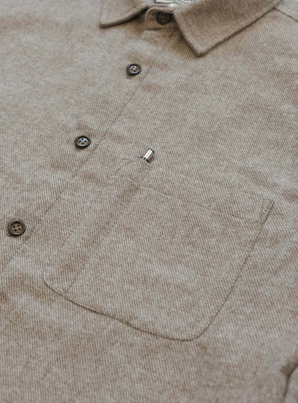 Freeman Weathervane Flannel Light Olive Twill