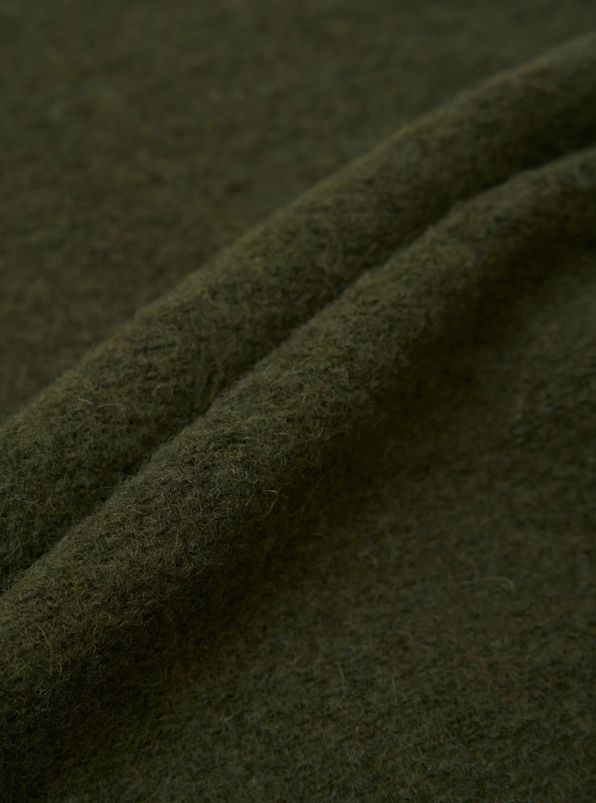 Universal Works Wool Fleece Cardigan Olive