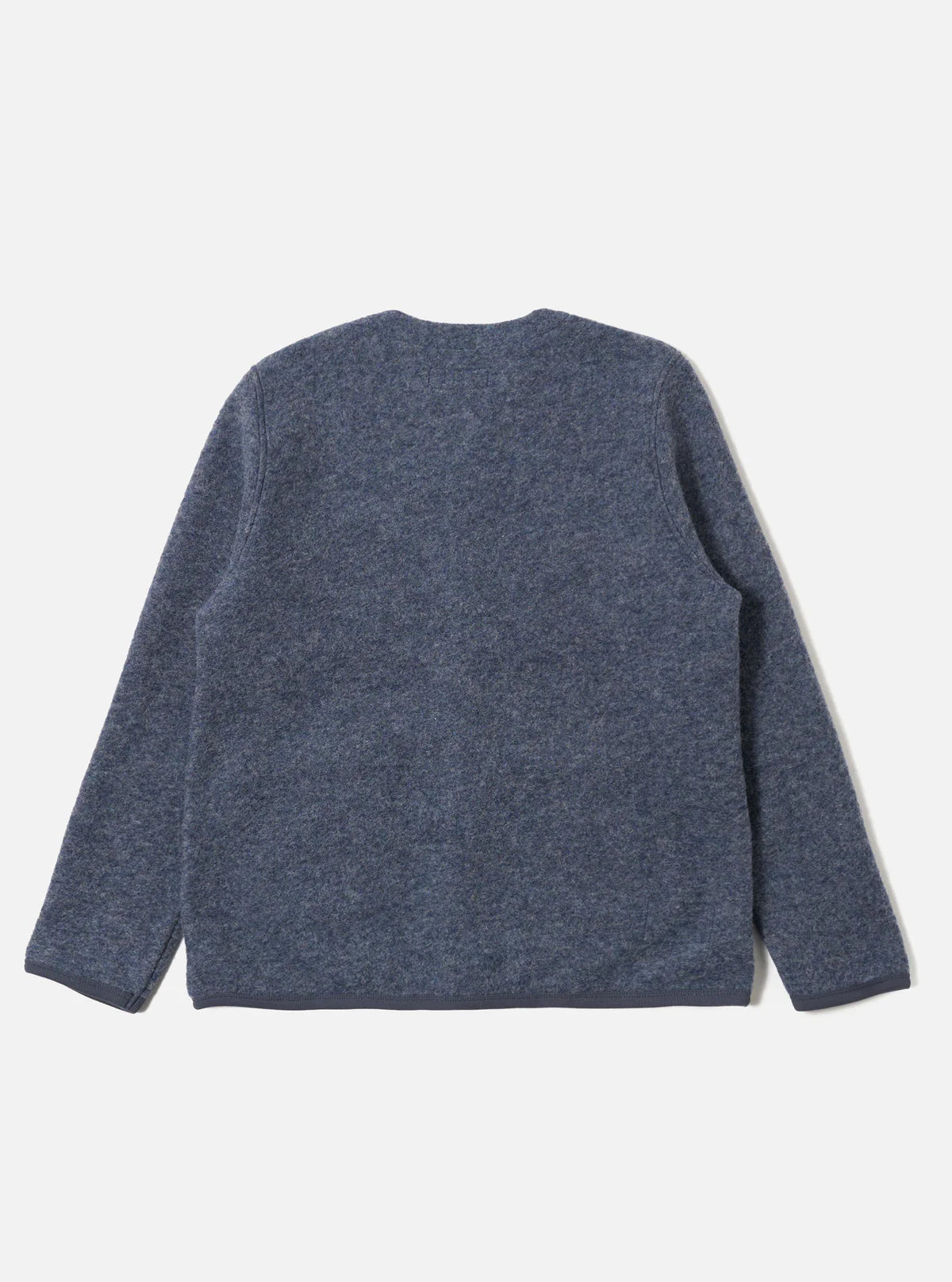 Universal Works Wool Fleece Cardigan Slate Blue
