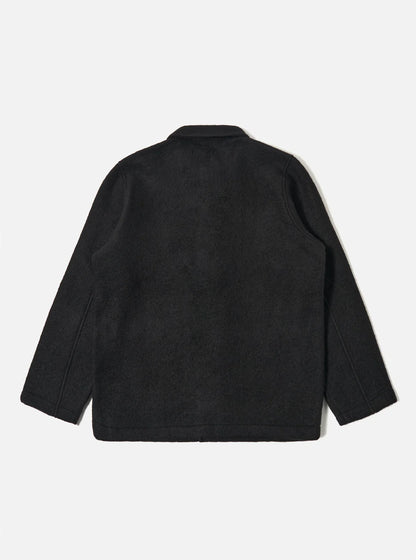 Universal Works Wool Fleece Jacket Black