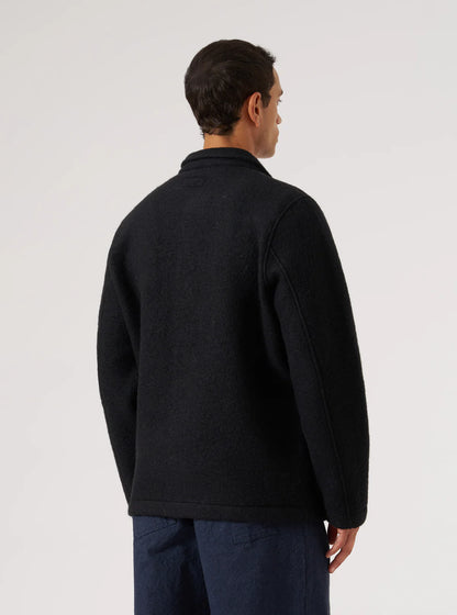 Universal Works Wool Fleece Jacket Black