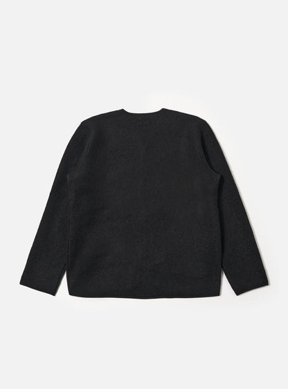 Universal Works Wool Fleece Zip Liner Jacket Black