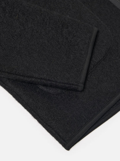 Universal Works Wool Fleece Zip Liner Jacket Black