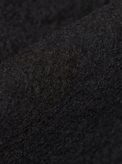Universal Works Wool Fleece Zip Liner Jacket Black