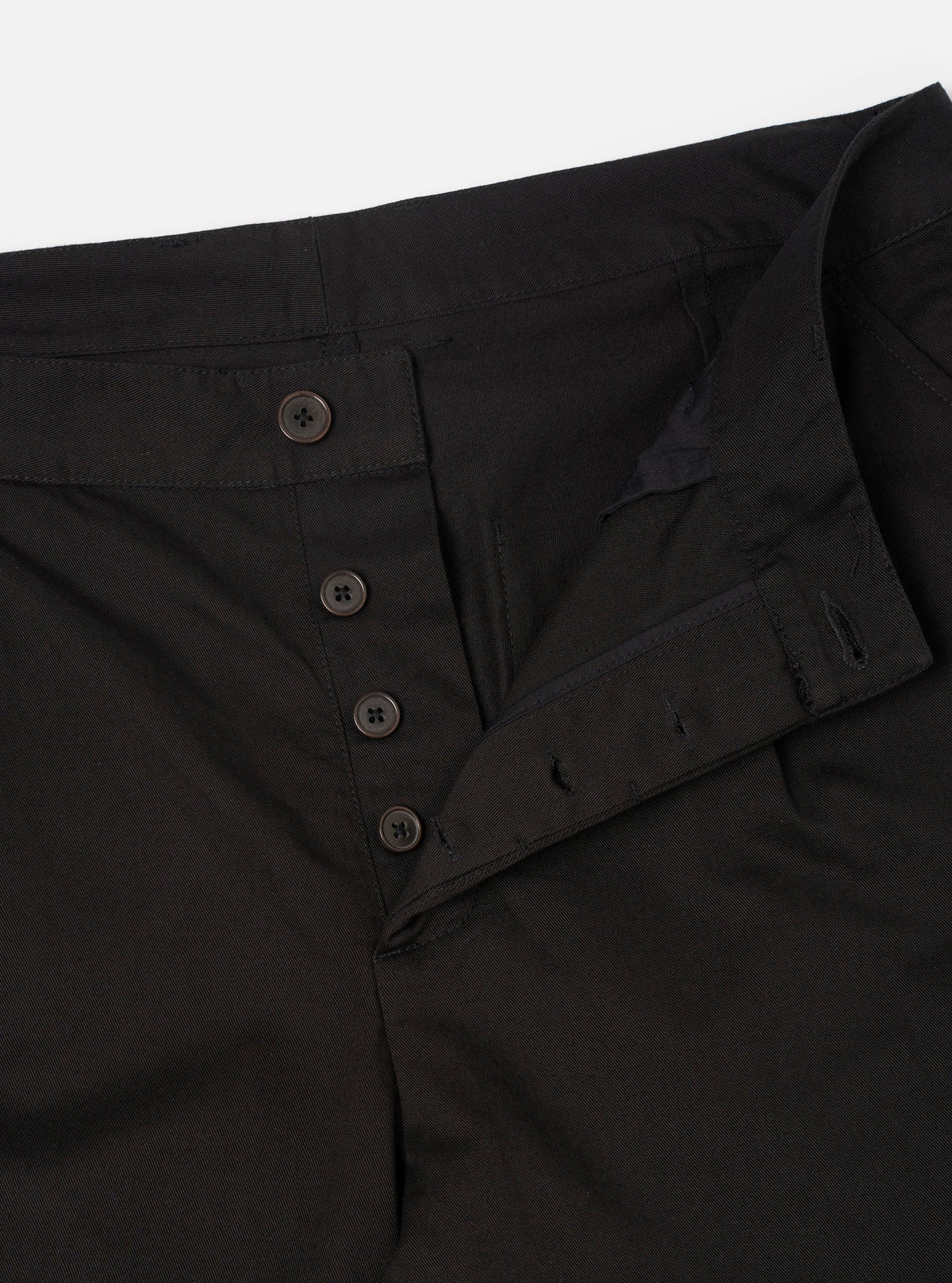 Universal Works Duke Pant Black Twill