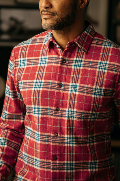 Hiroshi Kato Ripper Long Sleeve Shirt Red Check