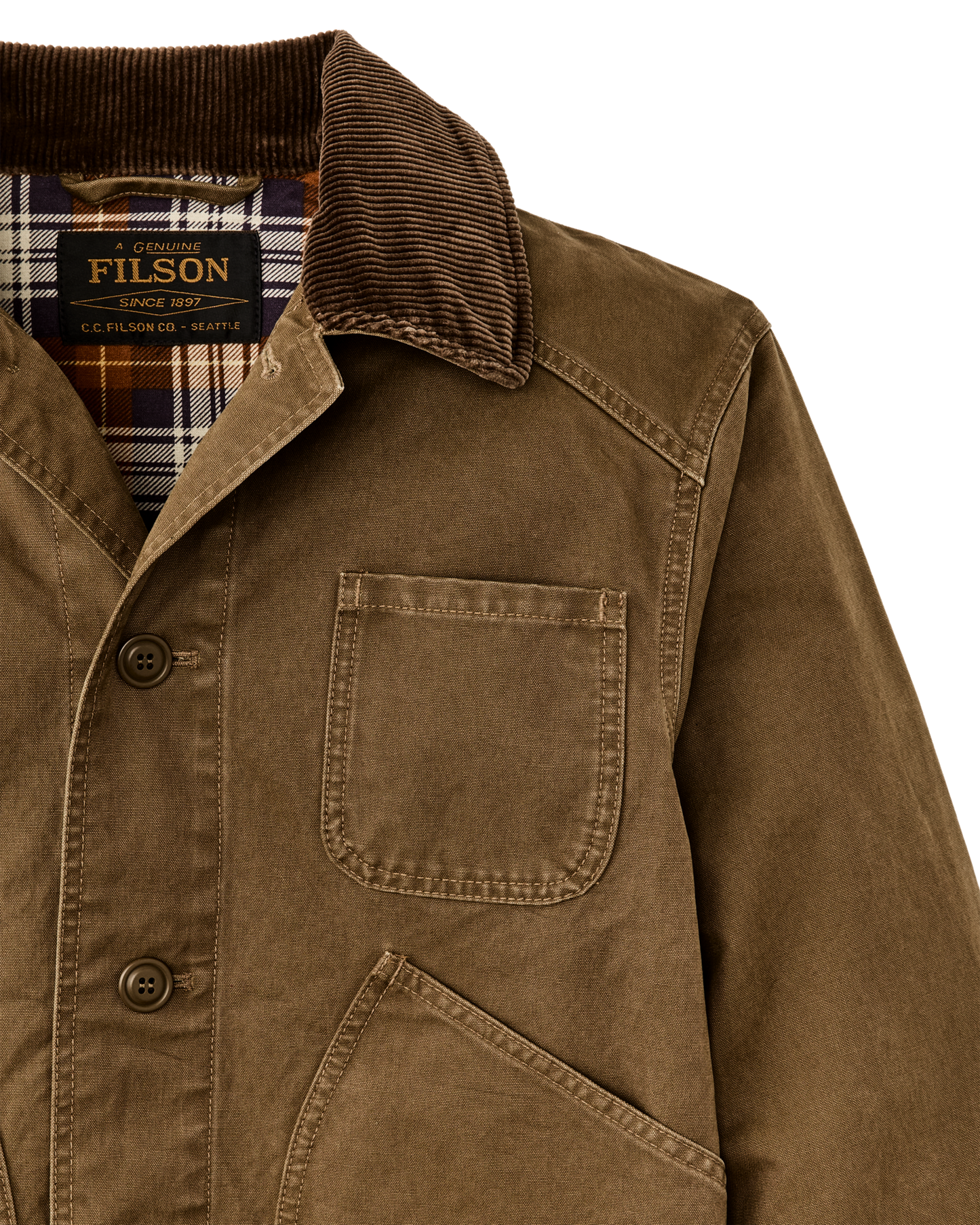 Filson Canvas Outfitter Jacket Kangaroo