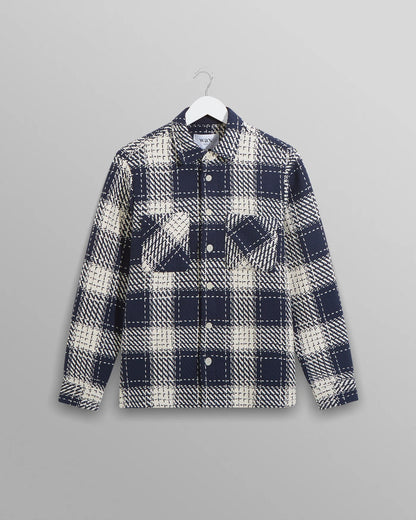 Wax London Whiting Over Shirt Beatnik Marine