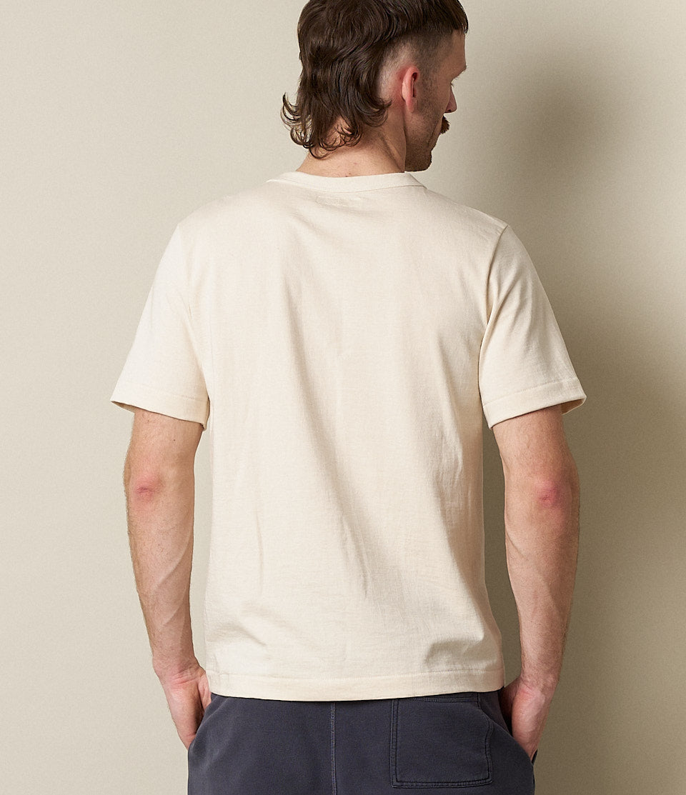 Merz B. Schwanen 214 Loopwheeled Relaxed Fit Midweight T-Shirt Nature
