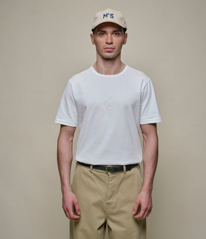Merz B. Schwanen 2M15 Vintage Machine Refined Classic Fit T-Shirt White