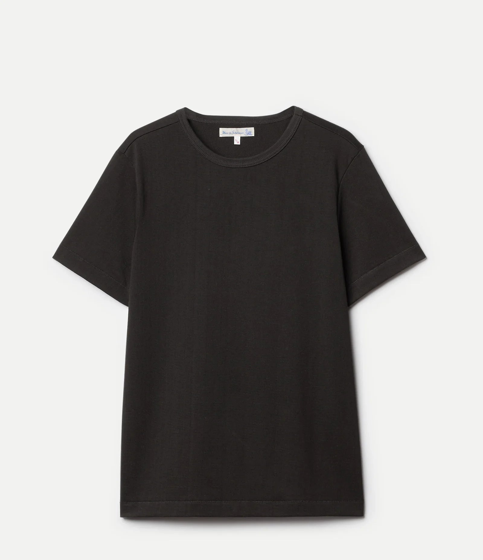 Merz B. Schwanen 2M15 Vintage Machine Refined Classic Fit T-Shirt Deep Black