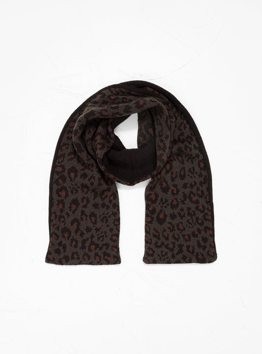 ROTOTO Reversible Sockstole Charcoal Leopard