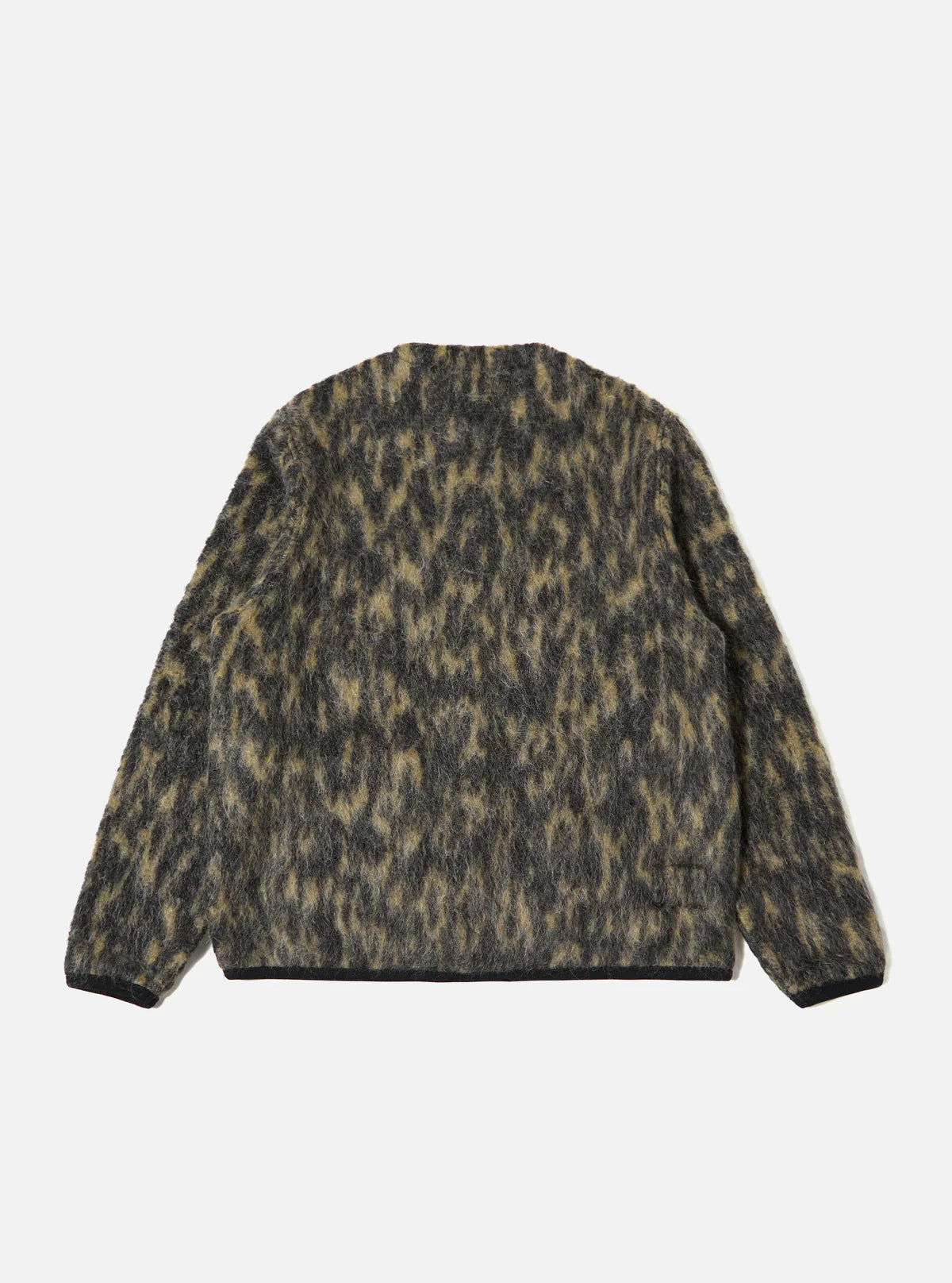 Universal Works Dolce Fleece Cardigan Charcoal