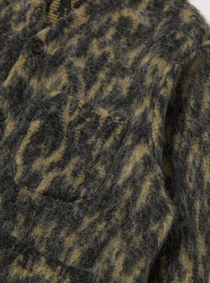 Universal Works Dolce Fleece Cardigan Charcoal