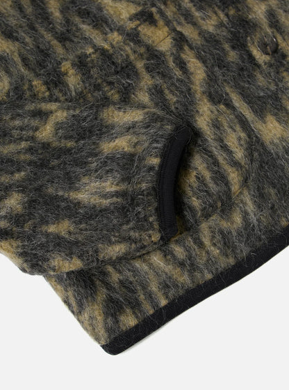 Universal Works Dolce Fleece Cardigan Charcoal