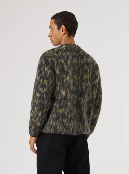 Universal Works Dolce Fleece Cardigan Charcoal
