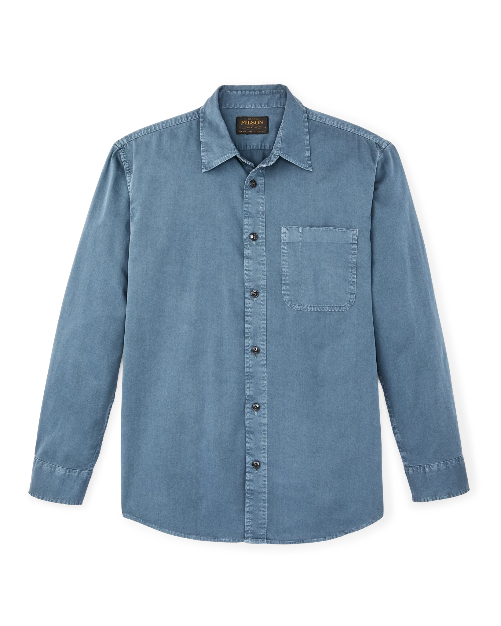 Filson 4.5 oz. Twill Shirt Orion Blue