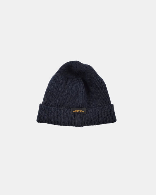 Dehen 1920 Wool Knit Watch Cap Dark Navy