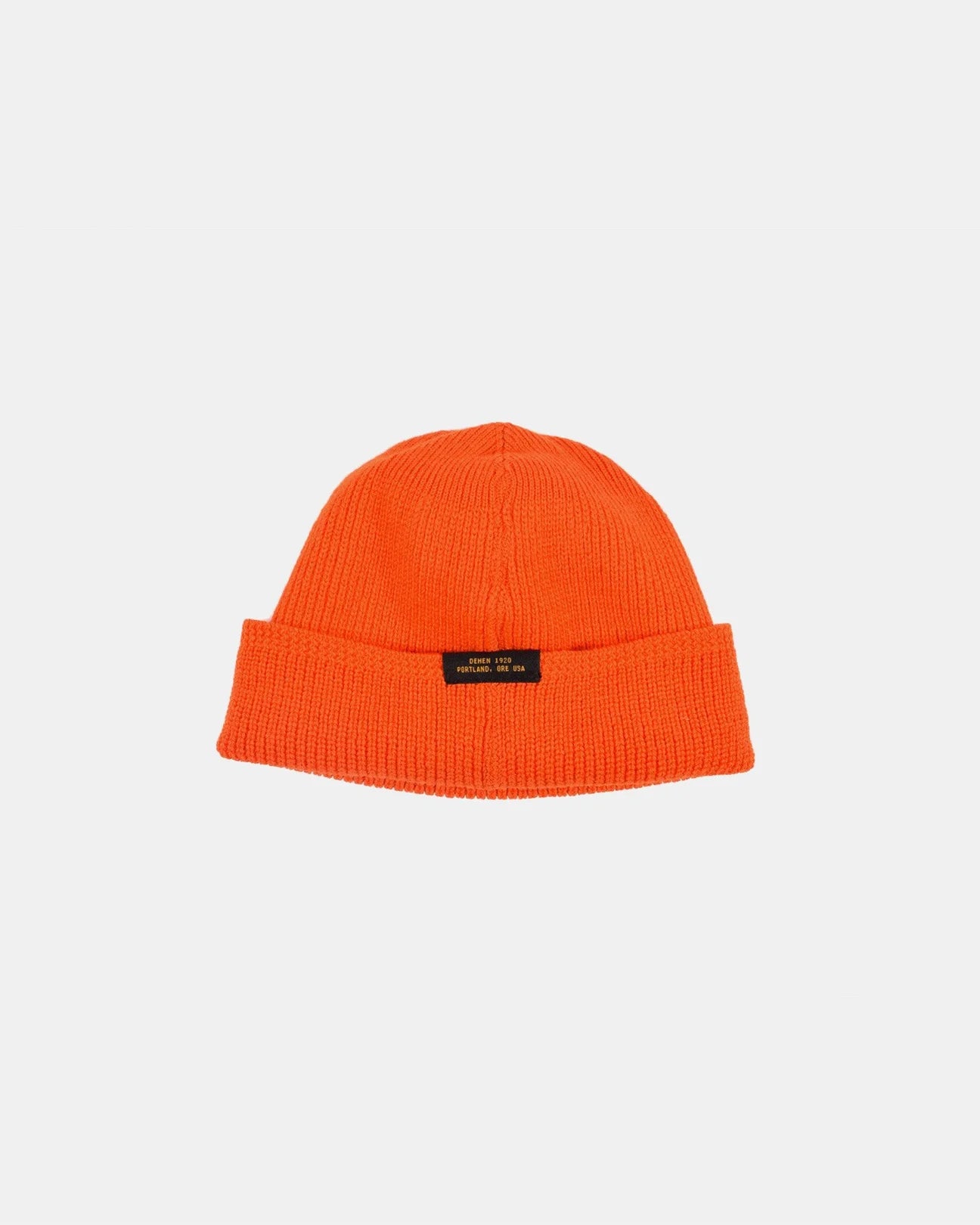 Dehen 1920 Wool Knit Watch Cap Safety Orange