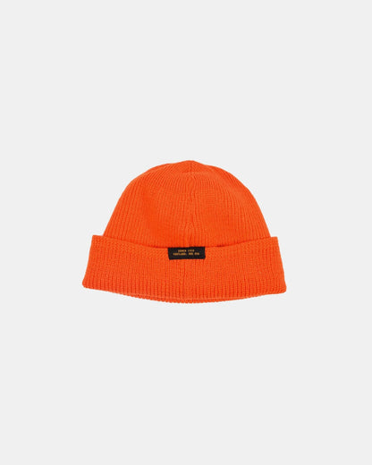 Dehen 1920 Wool Knit Watch Cap Safety Orange