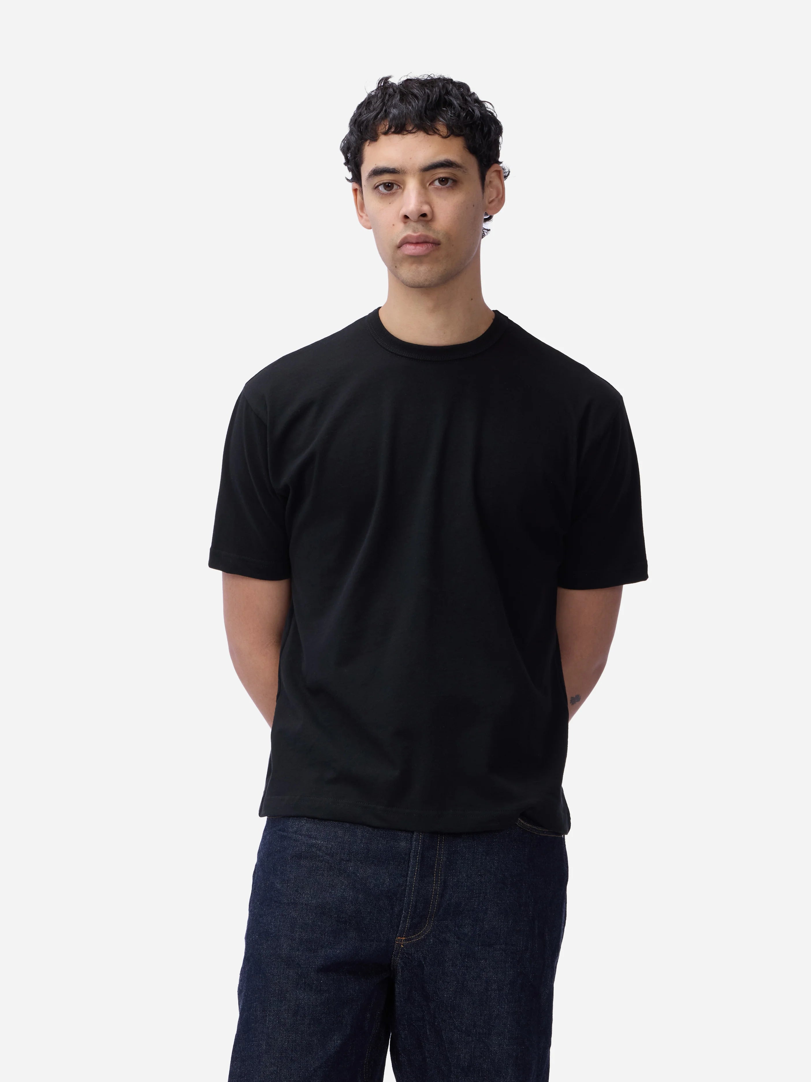 3sixteen Heavyweight Boxy T-shirt Black