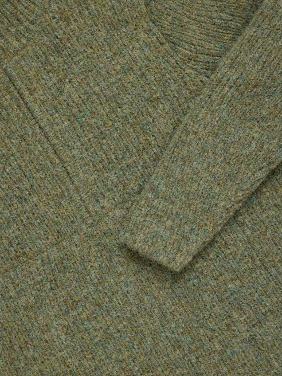 3sixteen Half Zip Knit Marled Sage