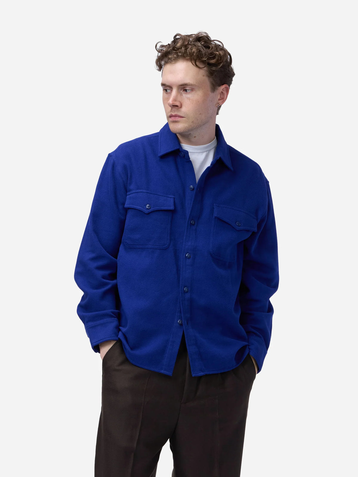 3sixteen USN Overshirt Cobalt