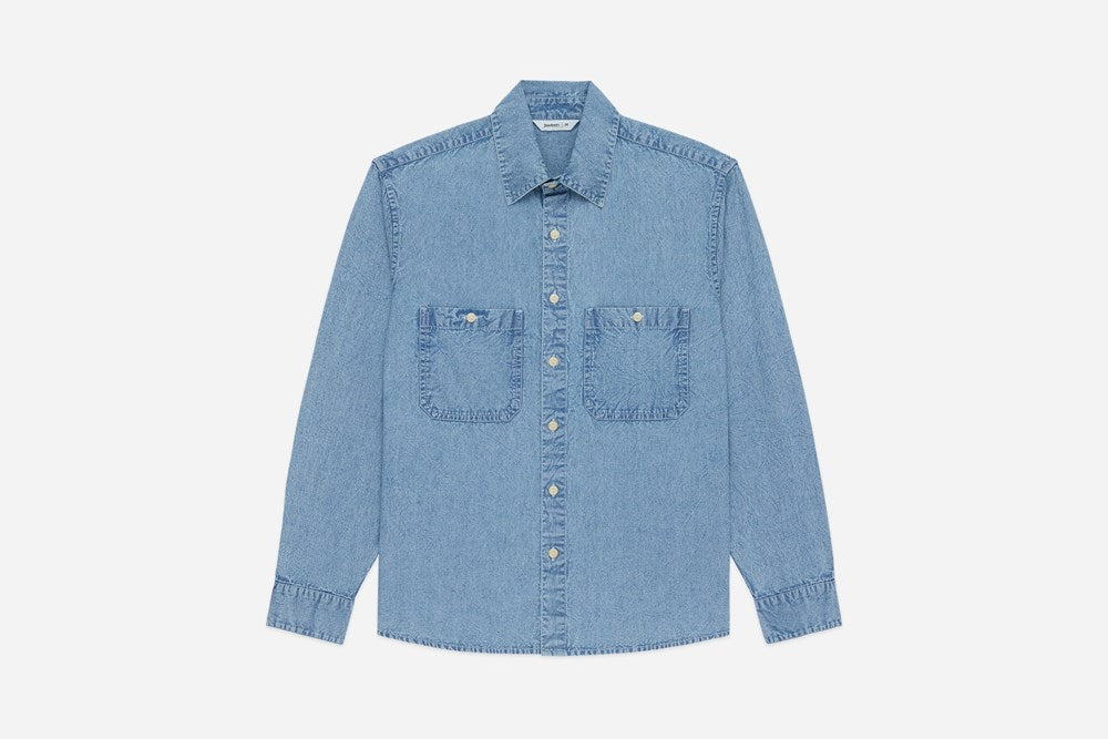 3sixteen Utility Chambray Shirt Washed Indigo