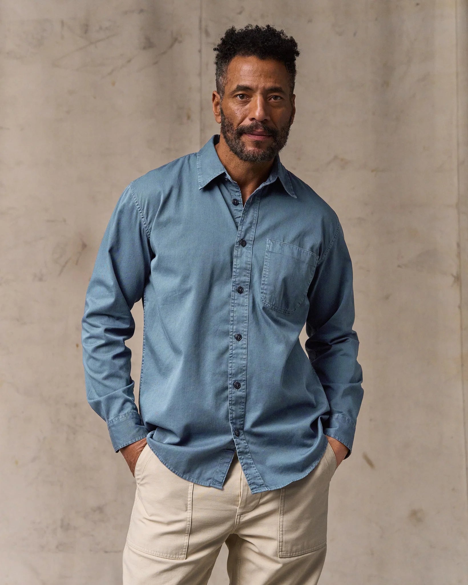 Filson 4.5 oz. Twill Shirt Orion Blue
