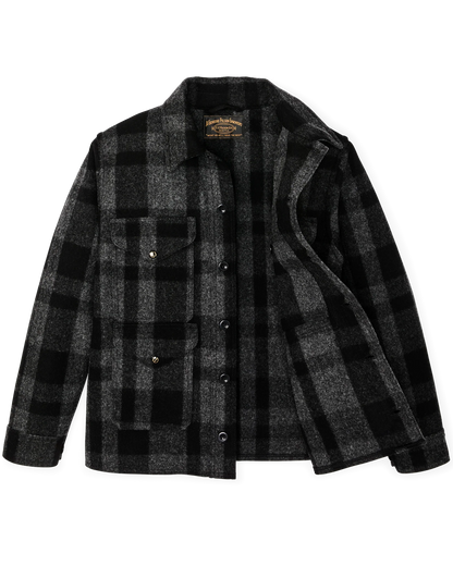 Filson 1940's Mackinaw Wool Cruiser Jacket Charcoal