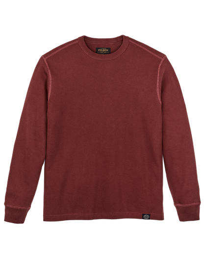 Filson Waffle Knit Thermal Fired Brick