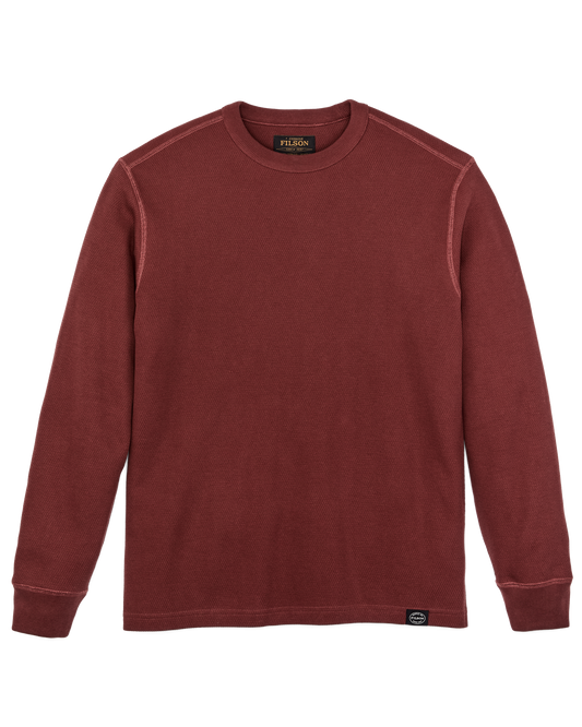 Filson Waffle Knit Thermal Fired Brick