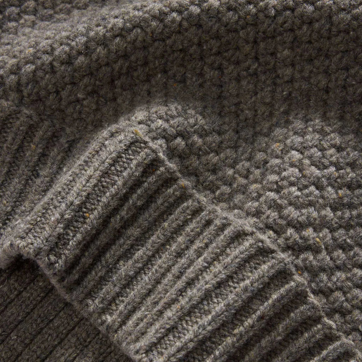Taylor Stitch The Fisherman Sweater in Taupe Merino
