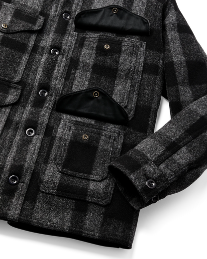 Filson 1940's Mackinaw Wool Cruiser Jacket Charcoal