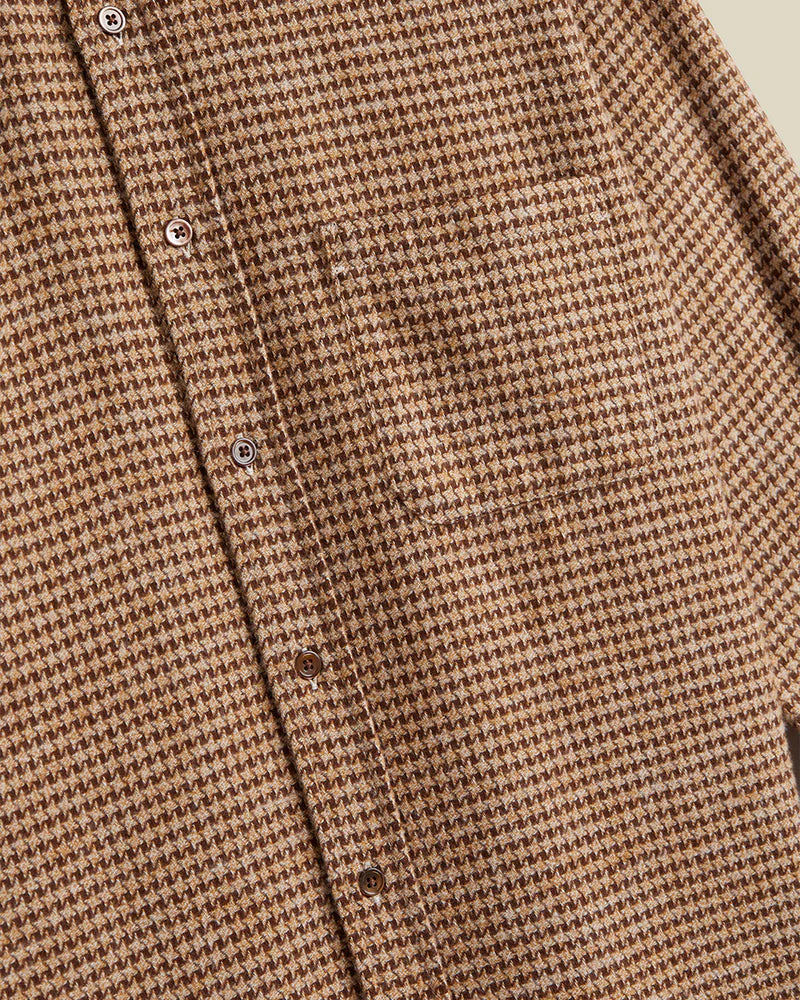 Portuguese Flannel Abstract Piele Poule Button Up