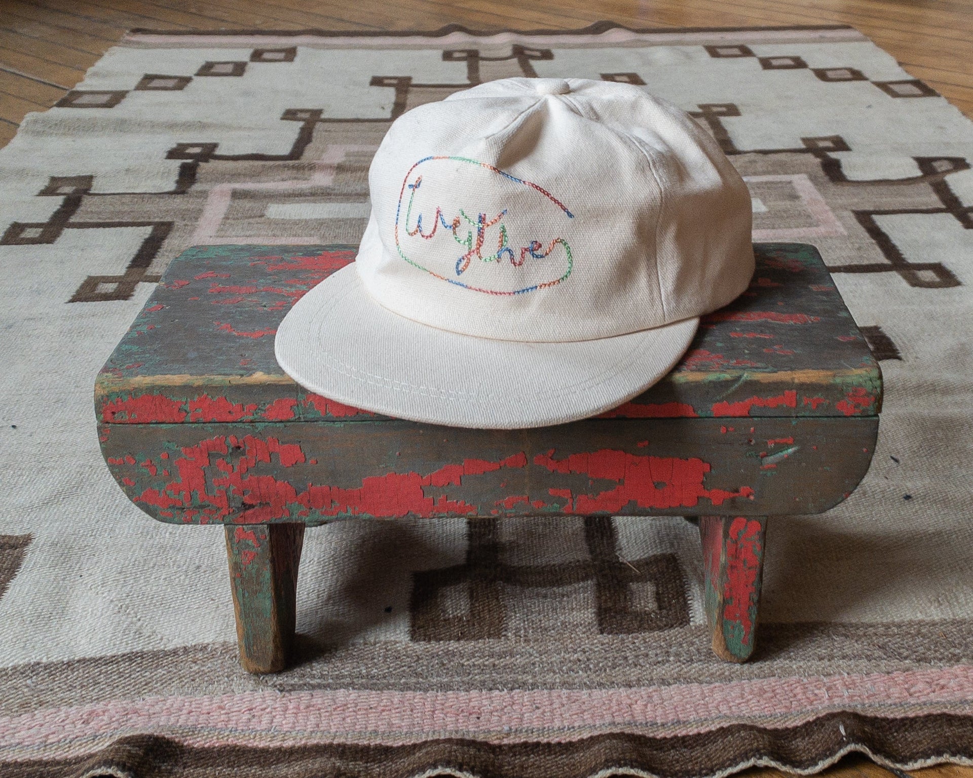 Wythe Chainstitched Canvas Ranch Hat Cream