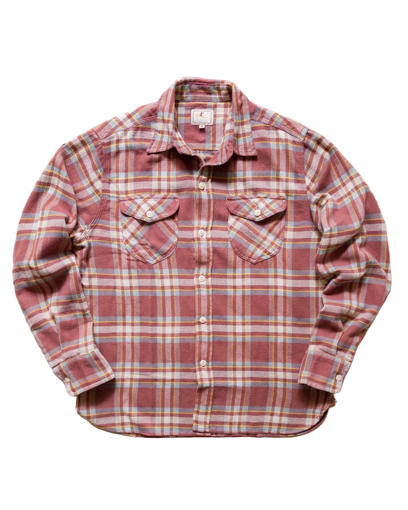 Wythe Washed Flannel Workshirt Autumn Rust