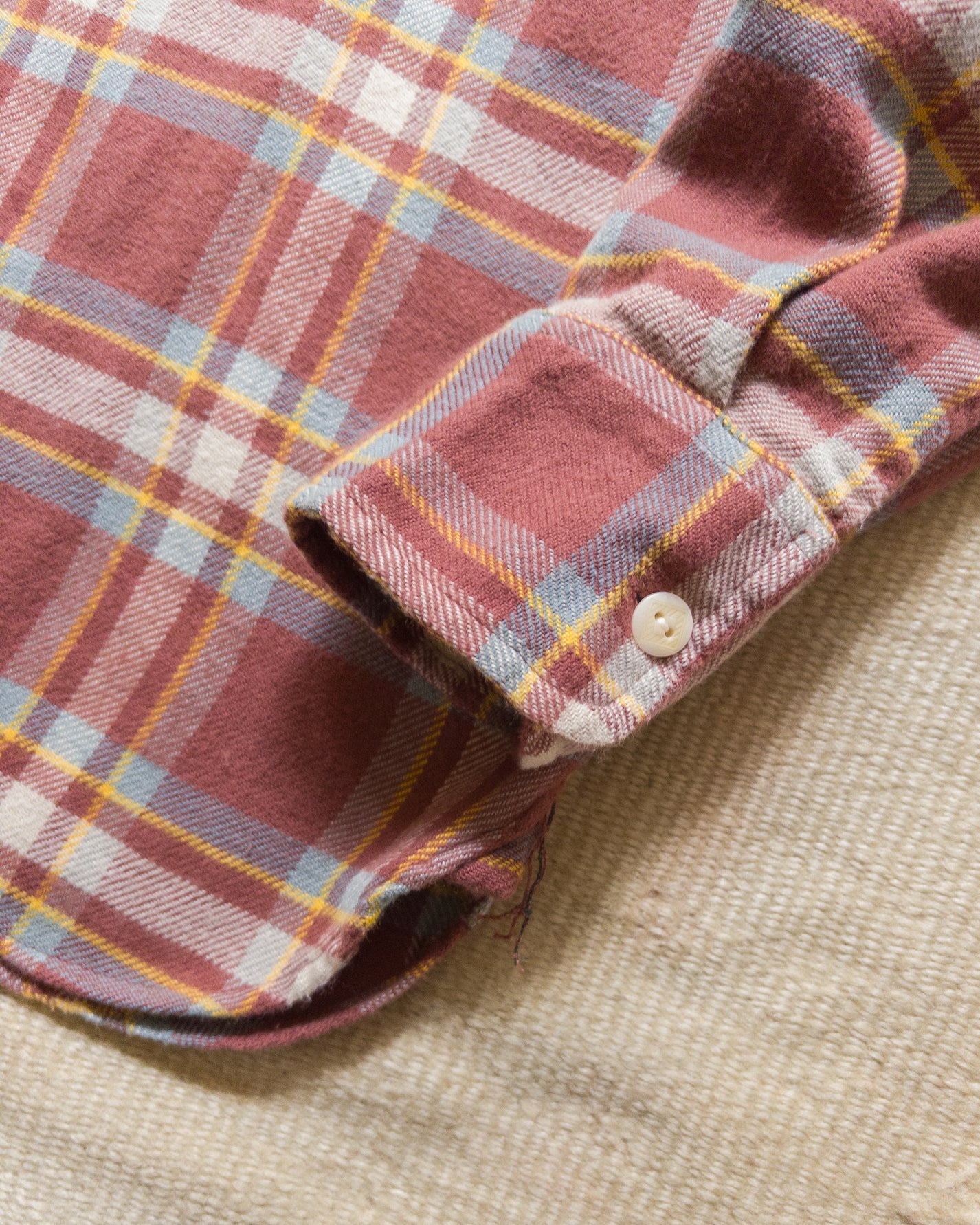 Wythe Washed Flannel Workshirt Autumn Rust