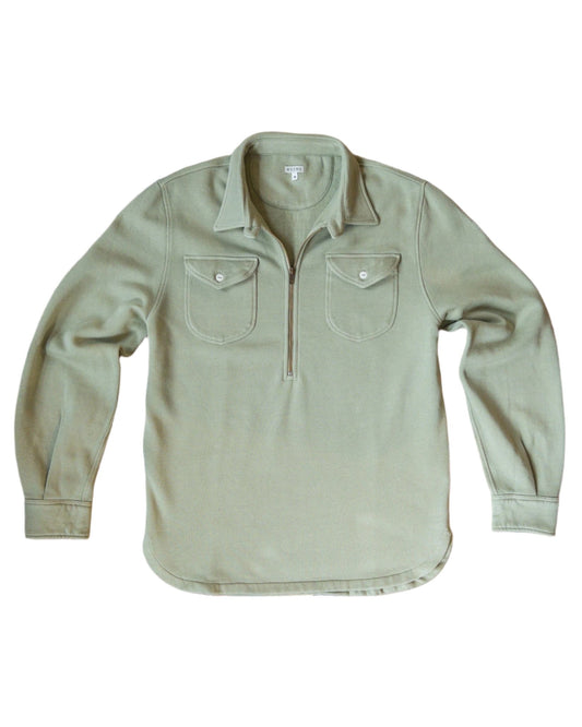 Wythe Half-Zip Sweatshirt Faded Olive