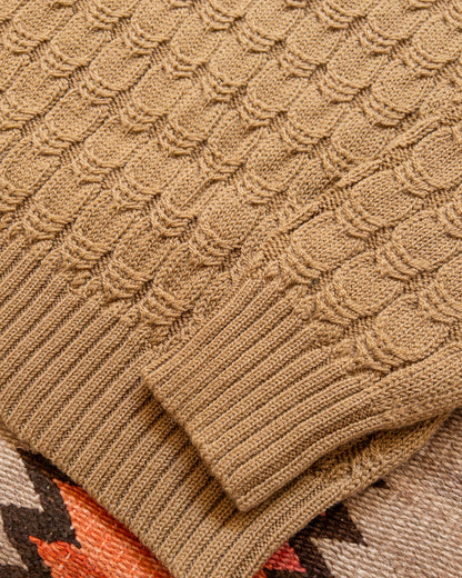 Wythe Highland Cableknit Sweater Fool's Gold