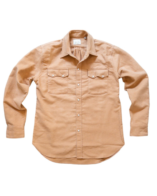 Wythe Moleskin Pearlsnap Shirt Nectar