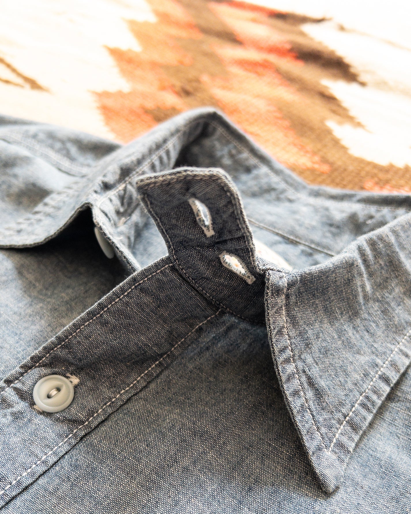 Wythe Chambray Workshirt Rinsed Indigo