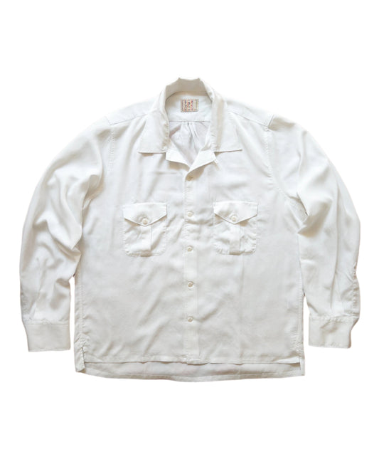 Wythe Tencel Gabardine Patio Shirt White