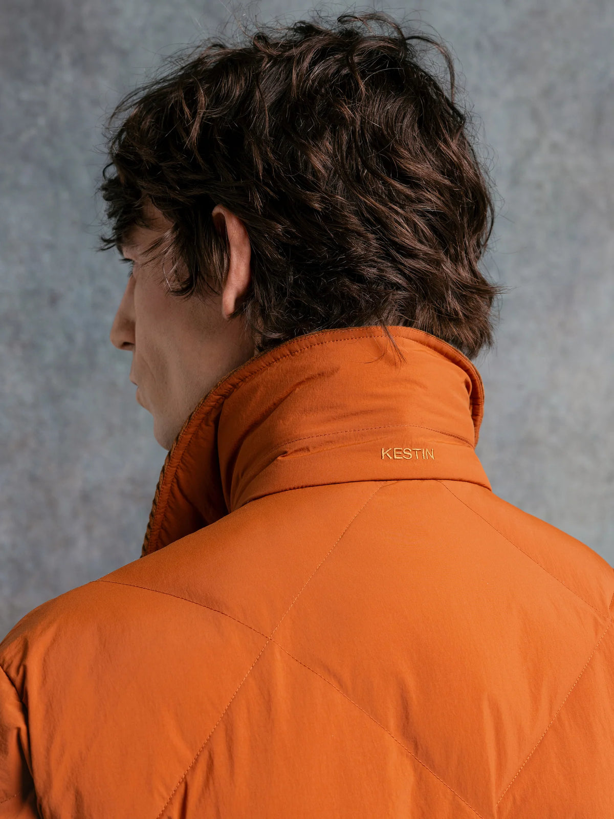 Kestin Dunbar Jacket in Rust Orange
