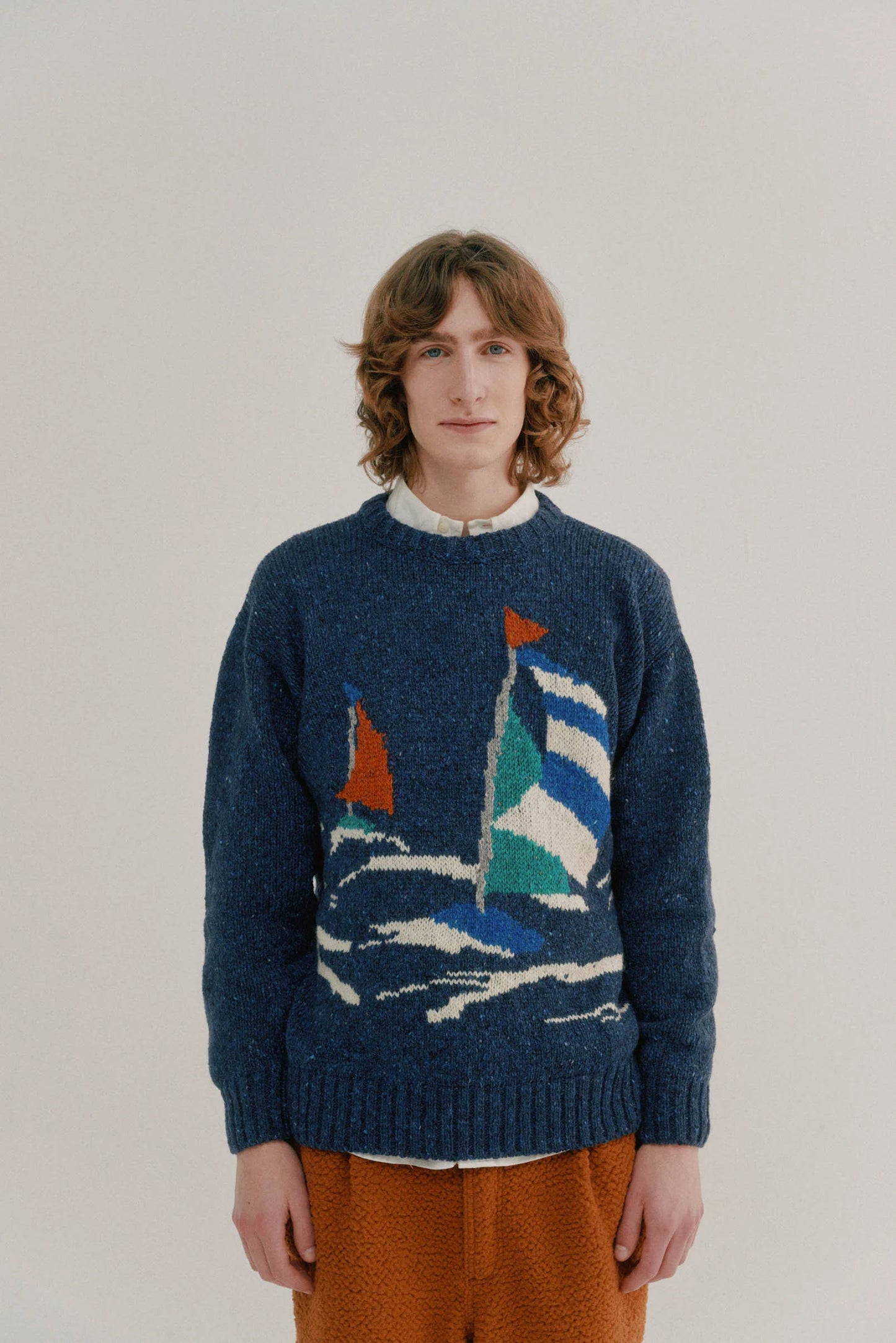 Howlin Boat Tripping Sweater Navy