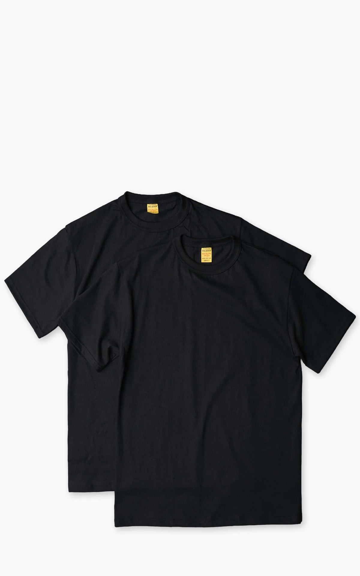 Big John Loopwheel 2-Pack Crewneck Tee Black