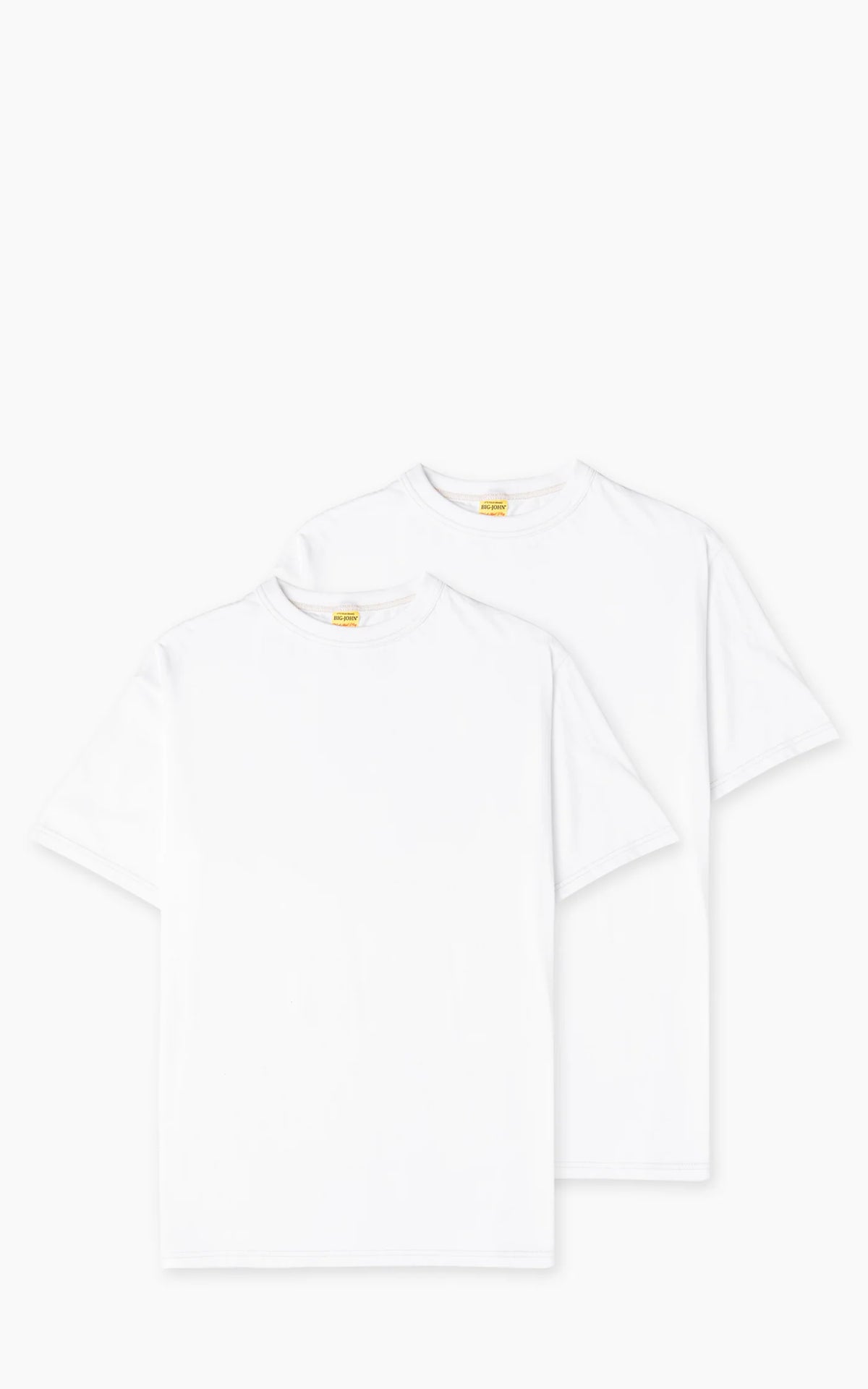 Big John Loopwheel 2-Pack Crewneck Tee White
