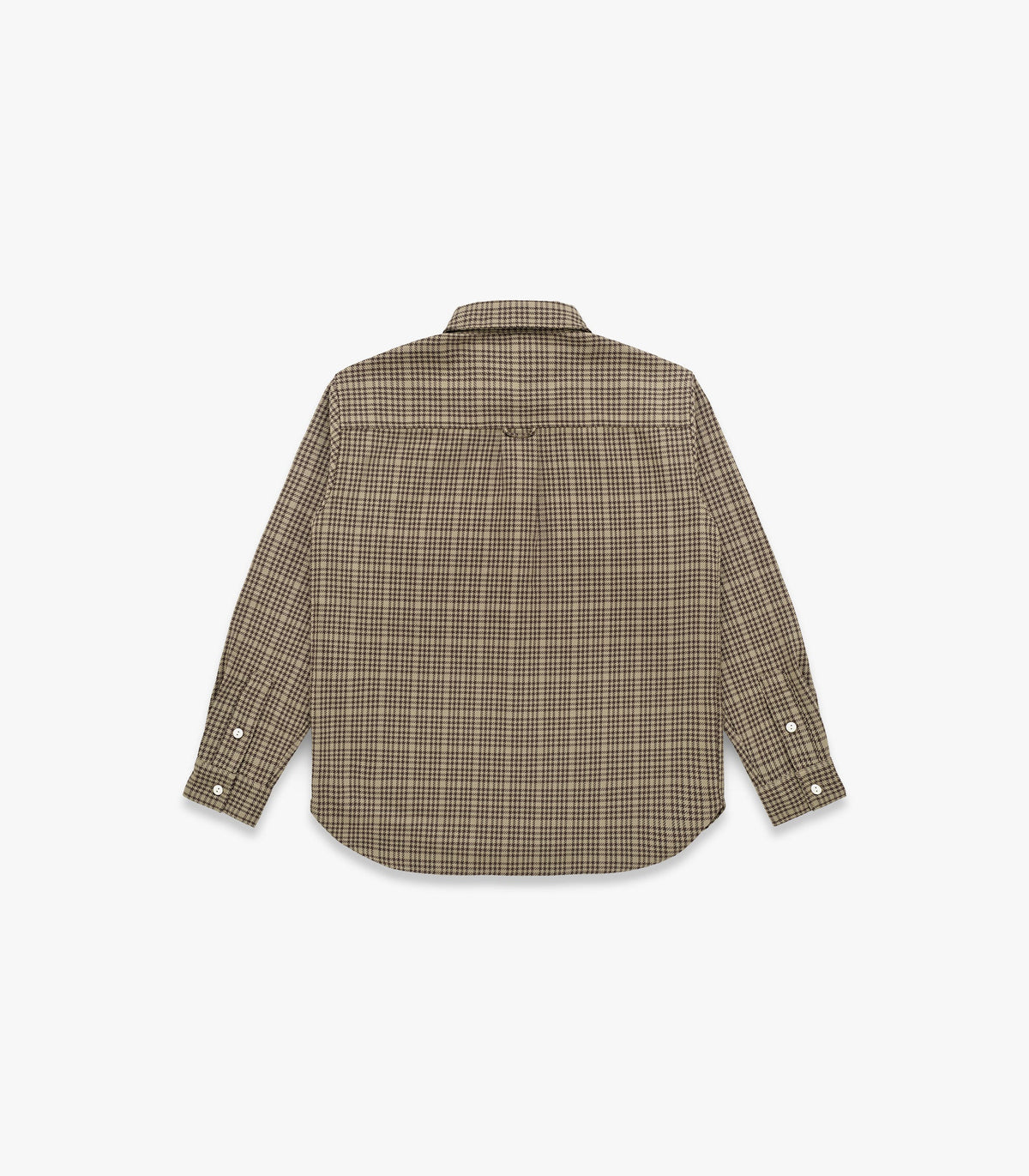 Knickerbocker Brother Cotton Flannel Shirt Mint & Brown Plaid