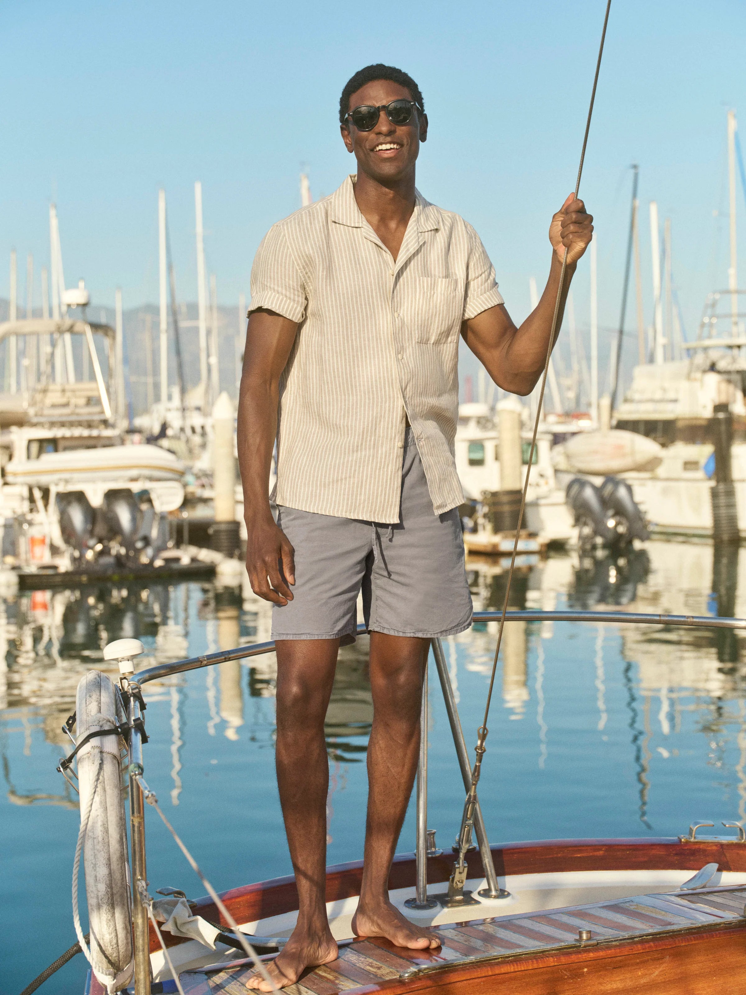 Alex Crane Air Cotton Bo Short Silver