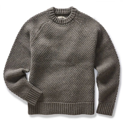 Taylor Stitch The Fisherman Sweater in Taupe Merino